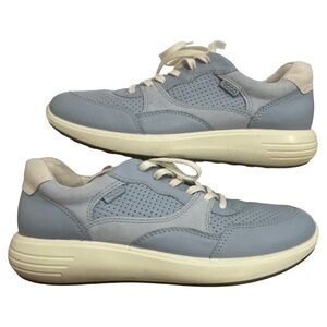 ECCO Women's Soft 7 Runner - Dusty Blue / Shadow White